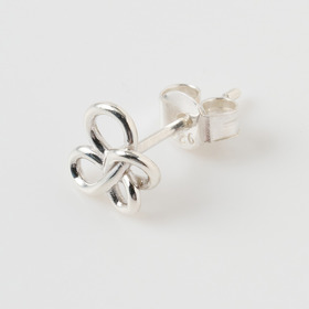 Lucky clover stud earrings(SV) 詳細画像