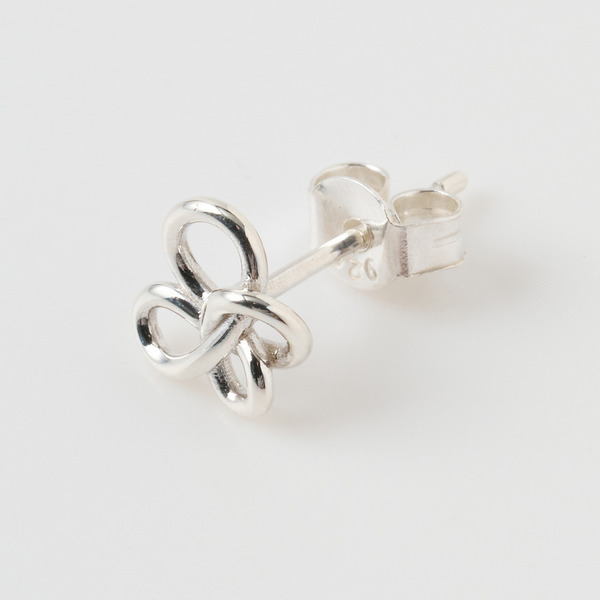 Lucky clover stud earrings(SV) 詳細画像 Silver 1