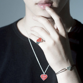 Rand Heart Emblem Necklace 詳細画像