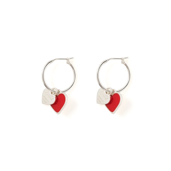 Rand Heart Emblem Earrings 詳細画像 Silver 1