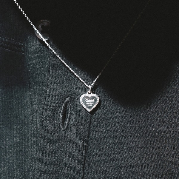 Rand Heart Necklace 詳細画像 Silver 8