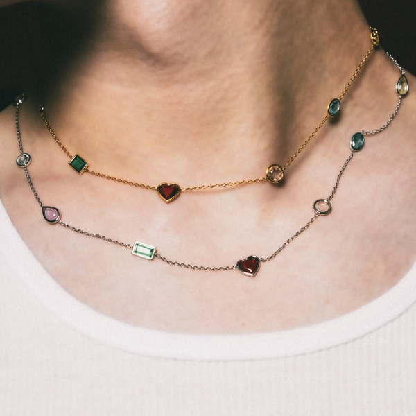 Color Palette Station Necklace 詳細画像 Silver 13