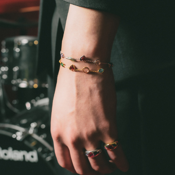 Color Palette Station Bracelet 詳細画像 Silver 13