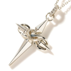 Infinity Cross Necklace SV 詳細画像