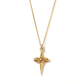 Infinity Cross Necklace K10 詳細画像