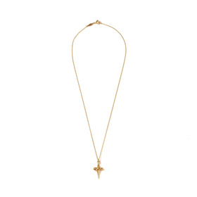 Infinity Cross Necklace K10