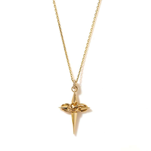Infinity Cross Necklace K10 詳細画像 Gold 1