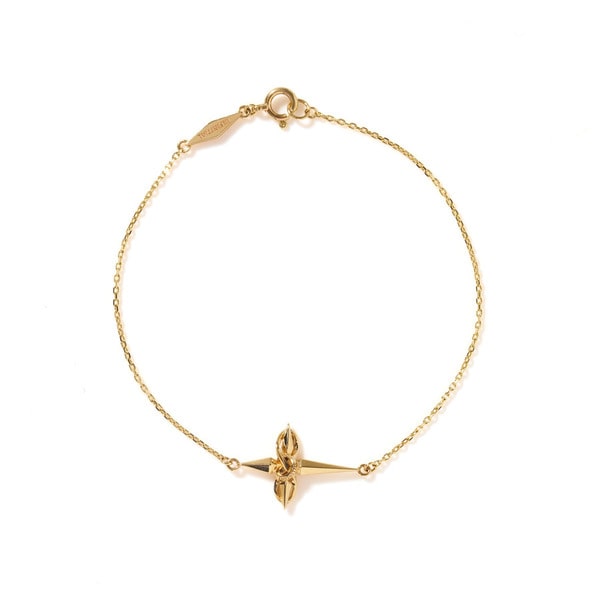 Infinity Cross Bracelet K10 詳細画像 Gold 1