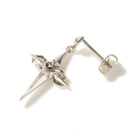 Infinity Cross Pierced Earring SV 詳細画像