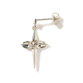 Infinity Cross Pierced Earring SV