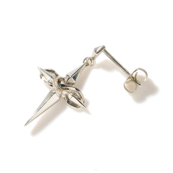 Infinity Cross Pierced Earring SV 詳細画像 Silver 1