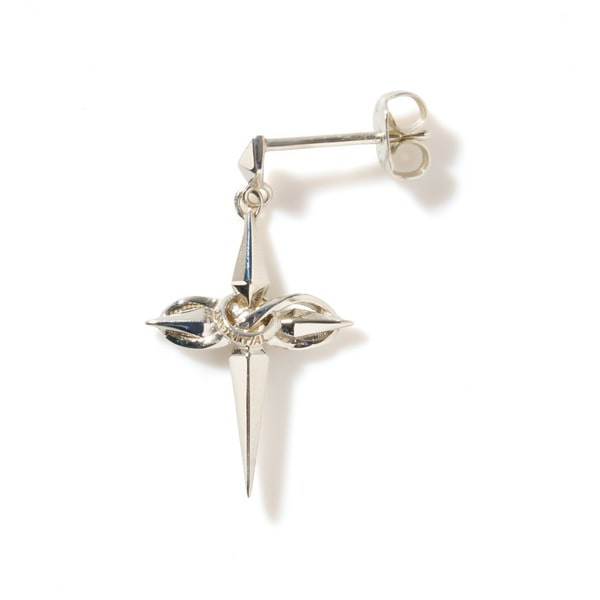 Infinity Cross Pierced Earring SV 詳細画像 Silver 1