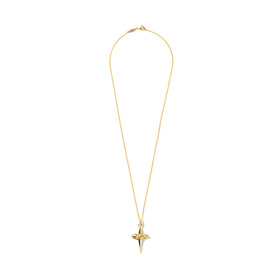Infinity Cross Necklace YG 詳細画像