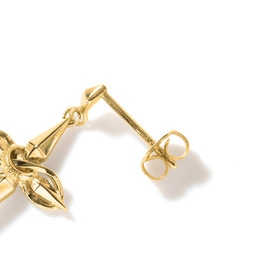 Infinity Cross Pierced Earring YG 詳細画像