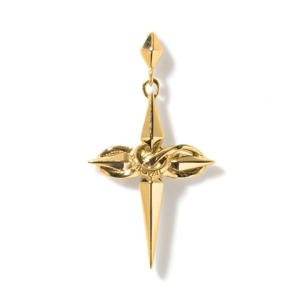 Infinity Cross Pierced Earring YG 詳細画像 Gold 4