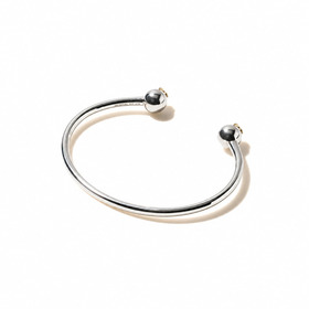 Infinity Cross Bangle Bi-Color 詳細画像