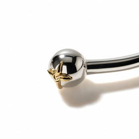 Infinity Cross Bangle Bi-Color 詳細画像