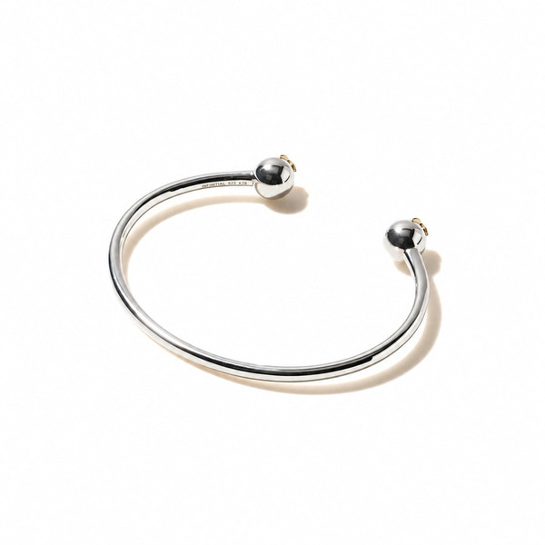 Infinity Cross Bangle Bi-Color 詳細画像 Silver 1