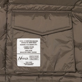 HFF x NANGA  MOUNTAIN DOWN JACKET 詳細画像