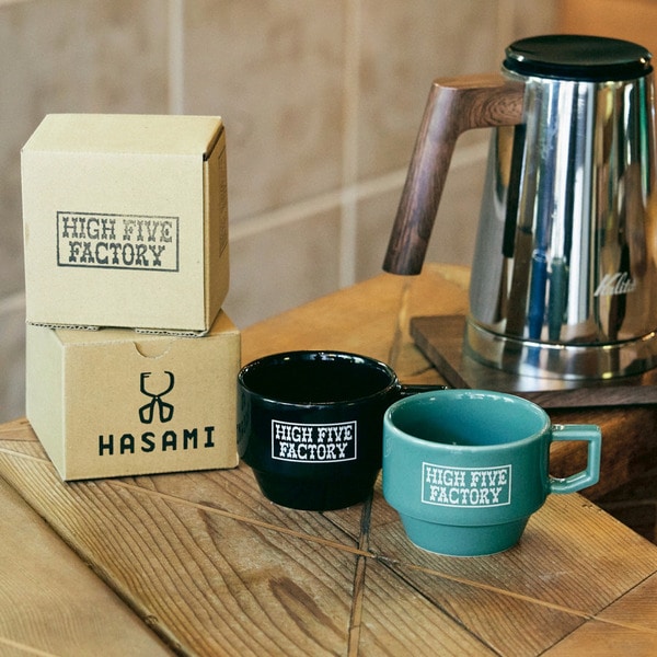 HIGH FIVE FACTORY x HASAMI BLOCKMUG 詳細画像 Green 8