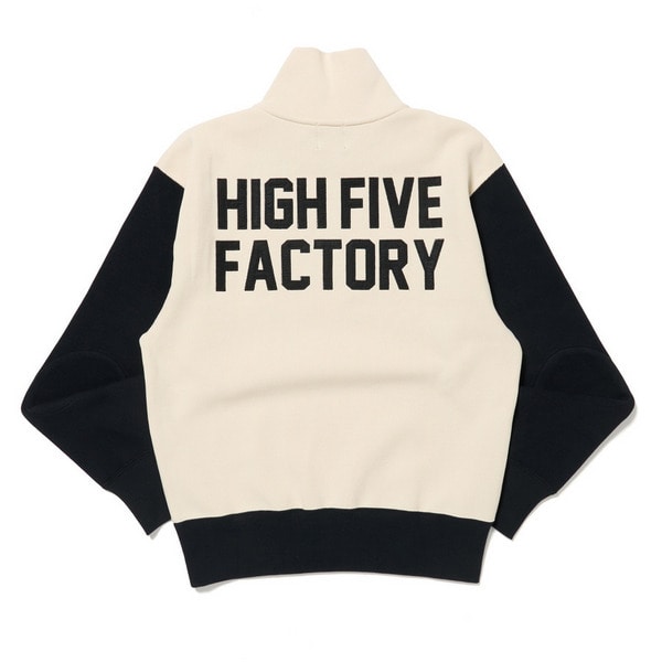 HFF PATCH LOGO HALF ZIP SWEAT 詳細画像 Offwhite&times;Black 2