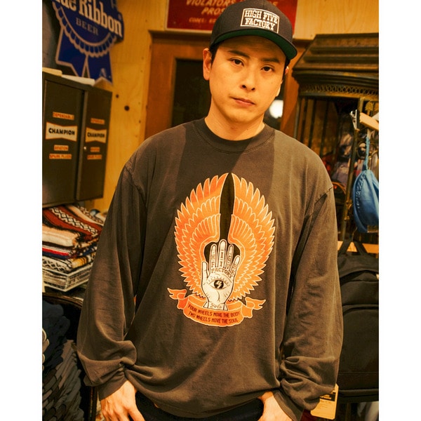 HFF x US TOKYO LS TEE 詳細画像 Black 10