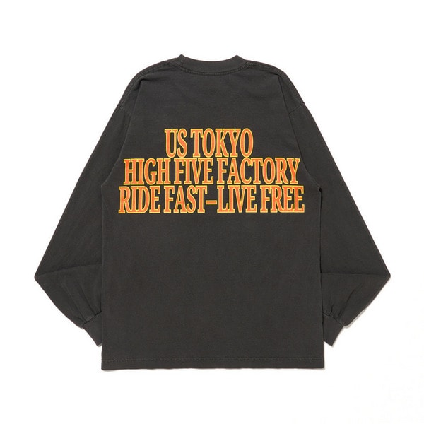 HFF x US TOKYO LS TEE 詳細画像 Black 2