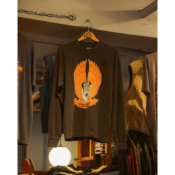 HFF x US TOKYO LS TEE 詳細画像 Black 8