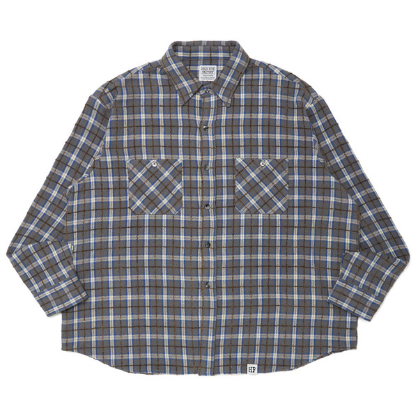 HFF HEAVYWEIGHT FLANNEL SHIRT 詳細画像 L.Gray 1