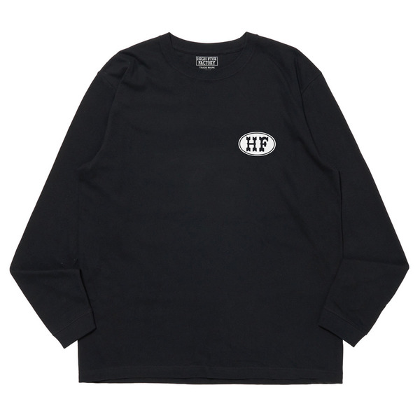 HFF CIRCLE LOGO LS TEE 詳細画像 Black 1