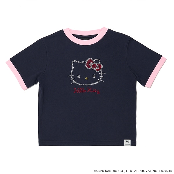 24K×HELLO KITTY WMNS Ringer SS Tee