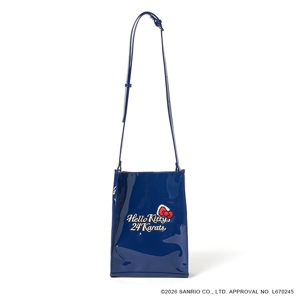 24K×HELLO KITTY Patent Leather Shoulder Bag